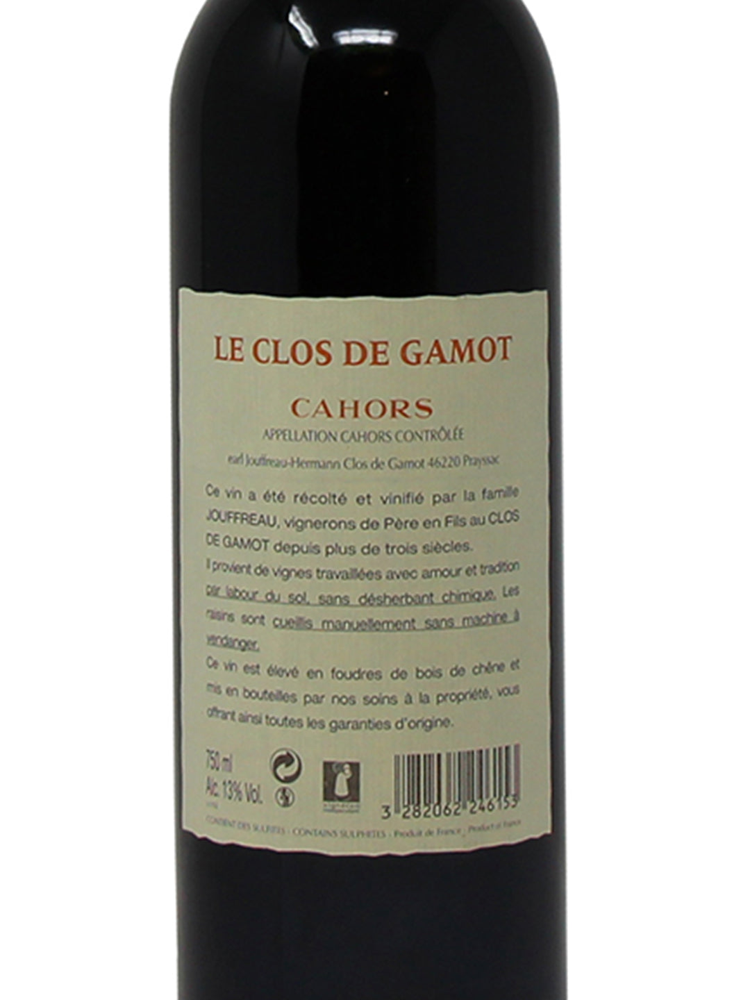 Clos De Gamot "Cahors Cuvée Des Vignes Centenaires" Cahors AOC 2015
