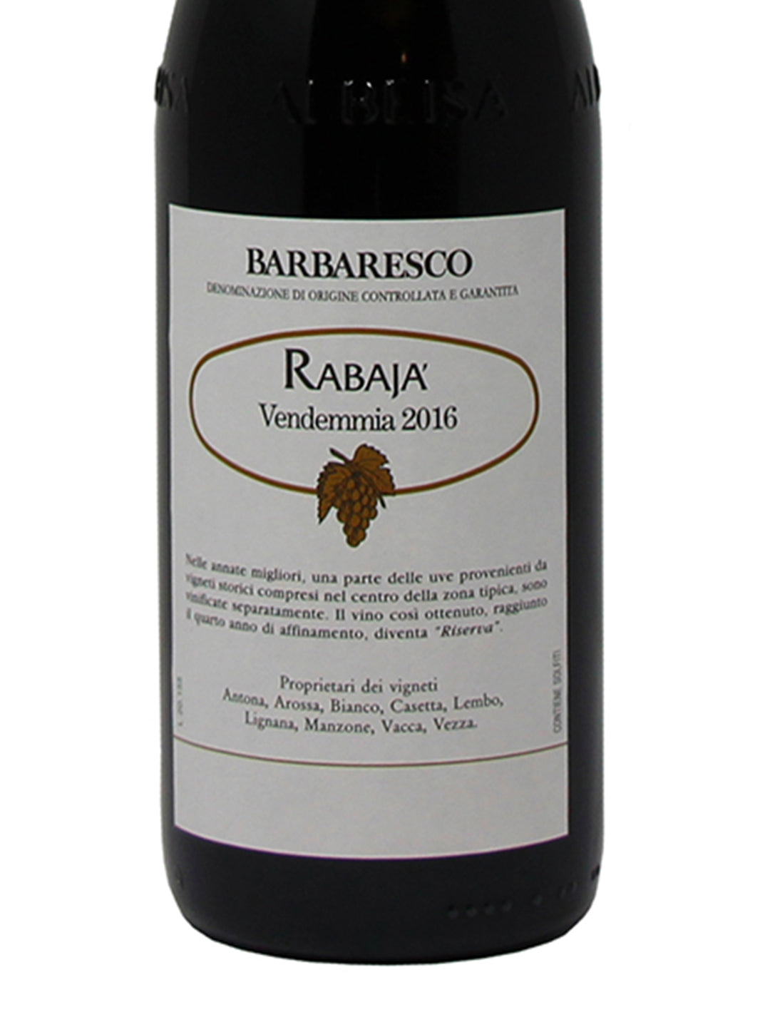 Produttori del Barbaresco "Rabajà" Barbaresco Riserva DOCG 2016