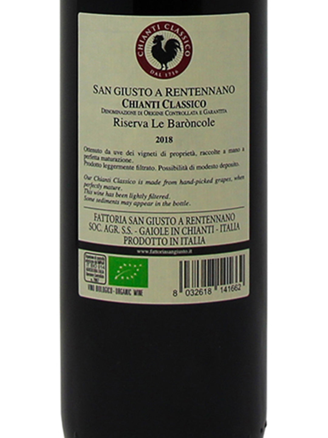 San Giusto a Rentennano "Riserva le Baròncole" Chianti Classico DOCG 2018 1,5L