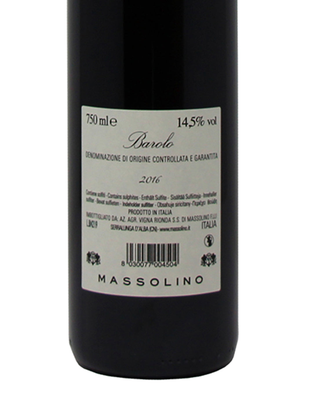 Massolino "Barolo" Barolo DOCG 2016