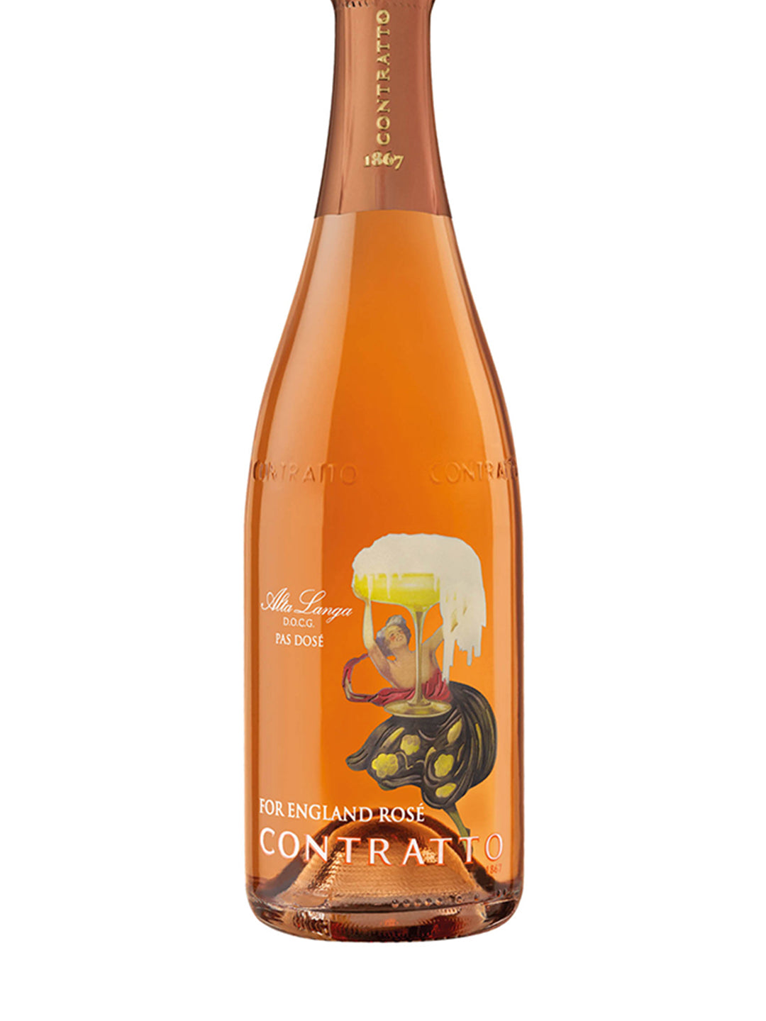 Contratto "For England" Pas Dosé Rosé Alta Langa DOCG