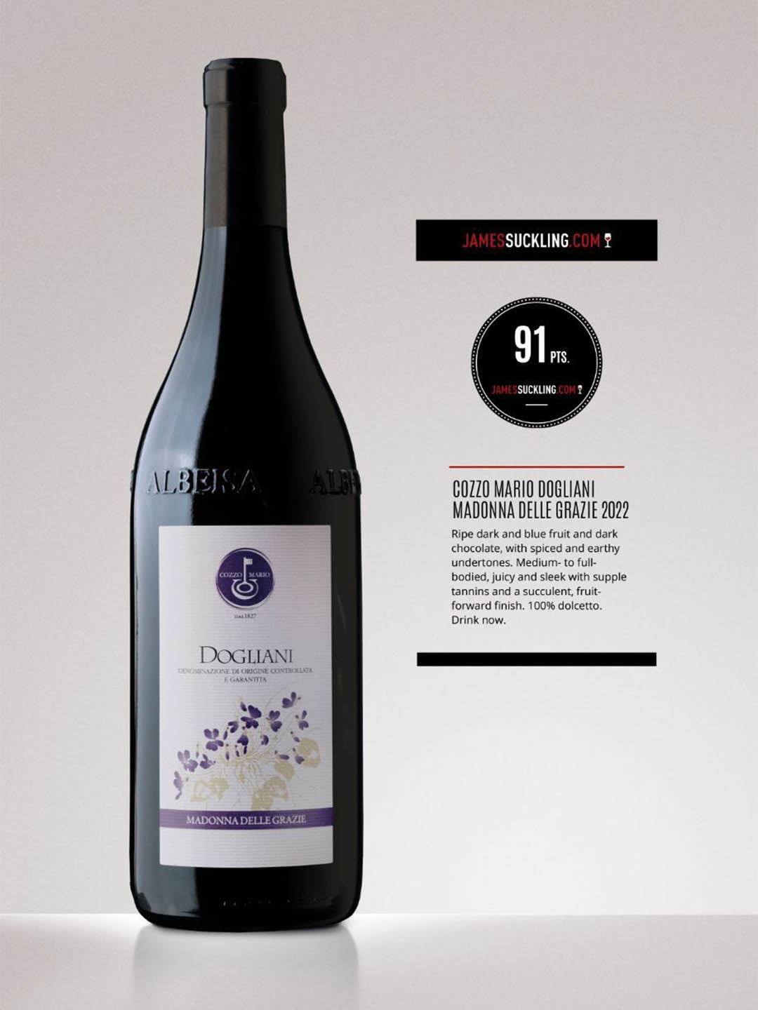 Cozzo Mario "Madonna delle Grazie" Dogliani DOCG Dolcetto 2024