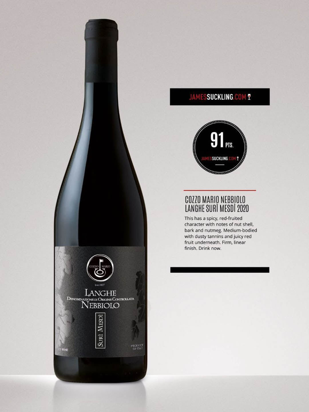 Cozzo Mario "Surì Mesdì" Nebbiolo Langhe DOC 2022