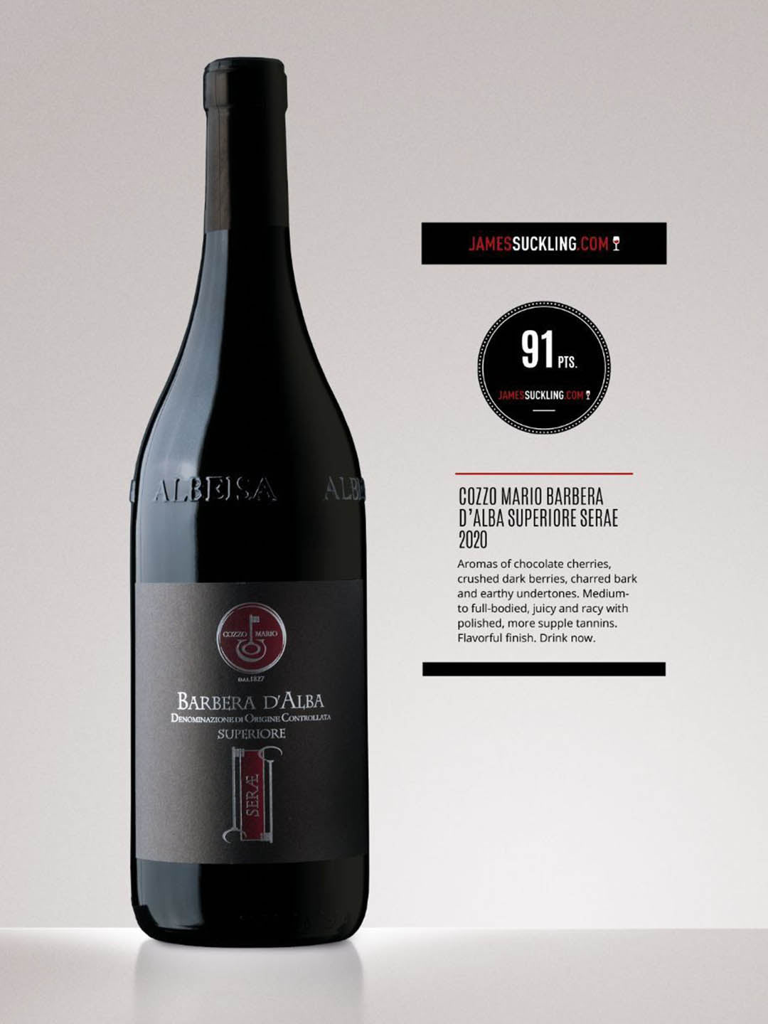 Cozzo Mario "Serae" Barbera d'Alba Superiore DOC 2022