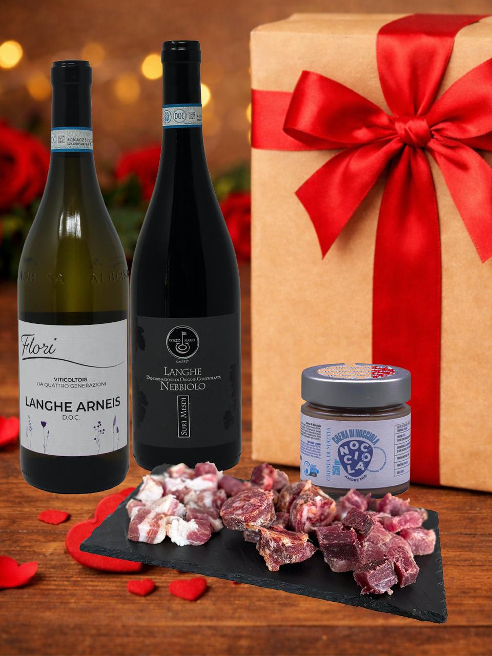 Pacchetto San Valentino "Cuore & Calice"