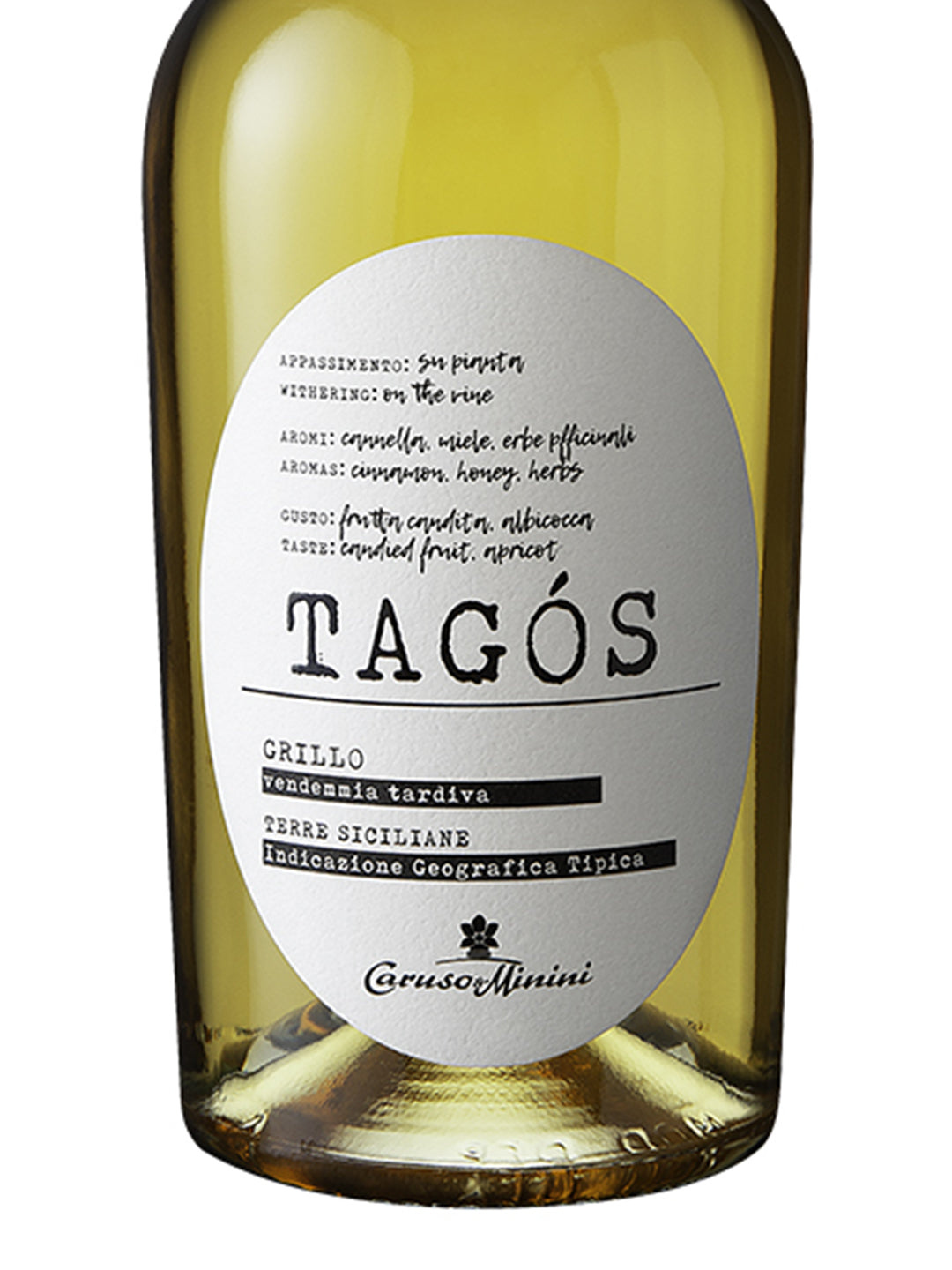 Caruso & Minini "Tagòs Vendemmia Tardiva" Grillo Sicilia DOC 2021 0,5L