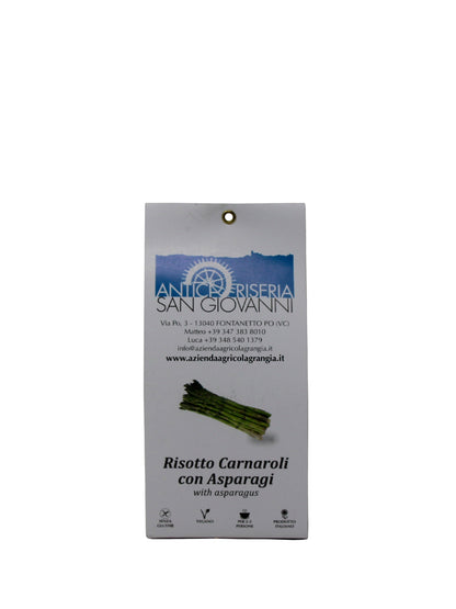 Azienda Agricola Grangia "Risotto Carnaroli con Asparagi" Antica Riseria San Giovanni 250g