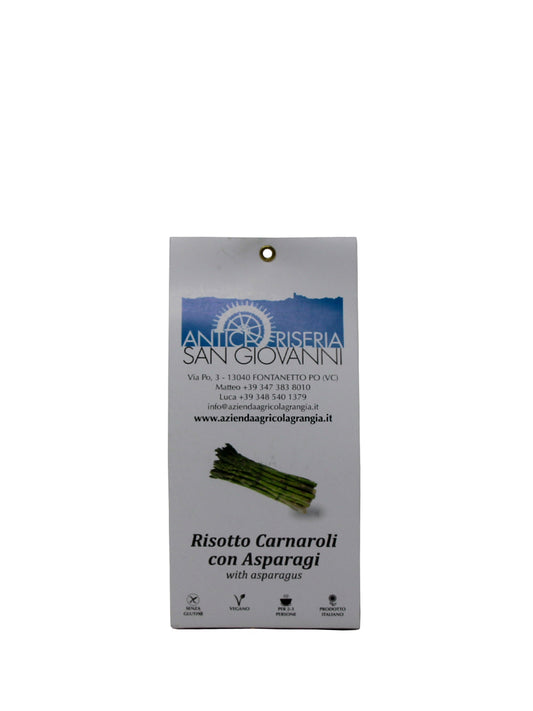 Azienda Agricola Grangia "Risotto Carnaroli con Asparagi" Antica Riseria San Giovanni 250g