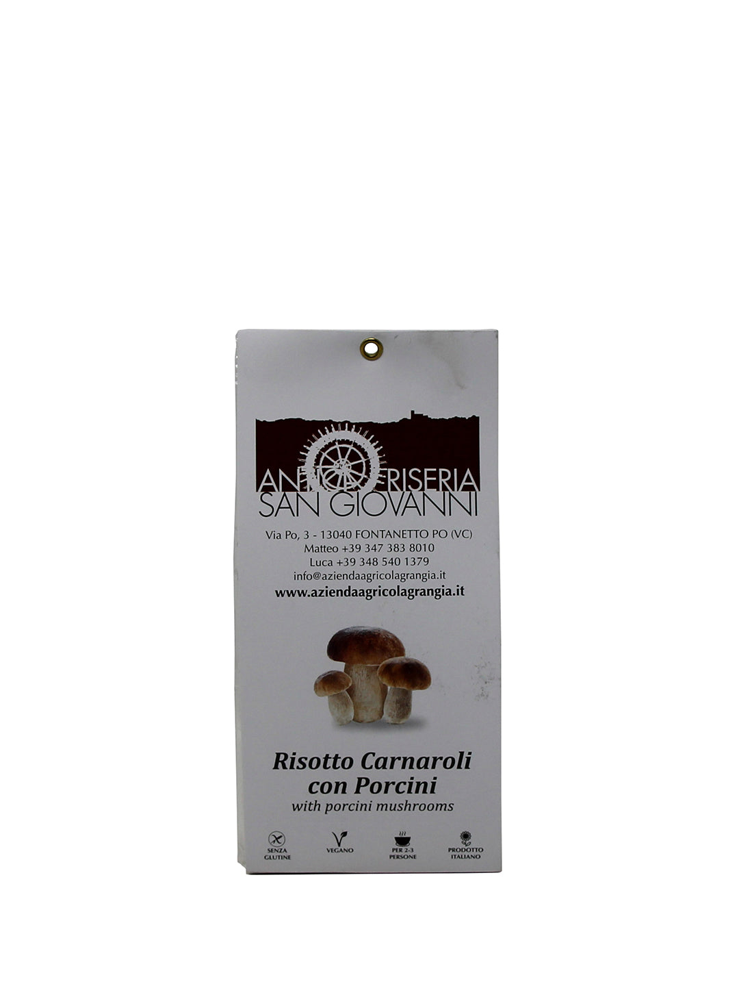 Azienda Agricola Grangia "Risotto Carnaroli con Porcini" Antica Riseria San Giovanni 250g