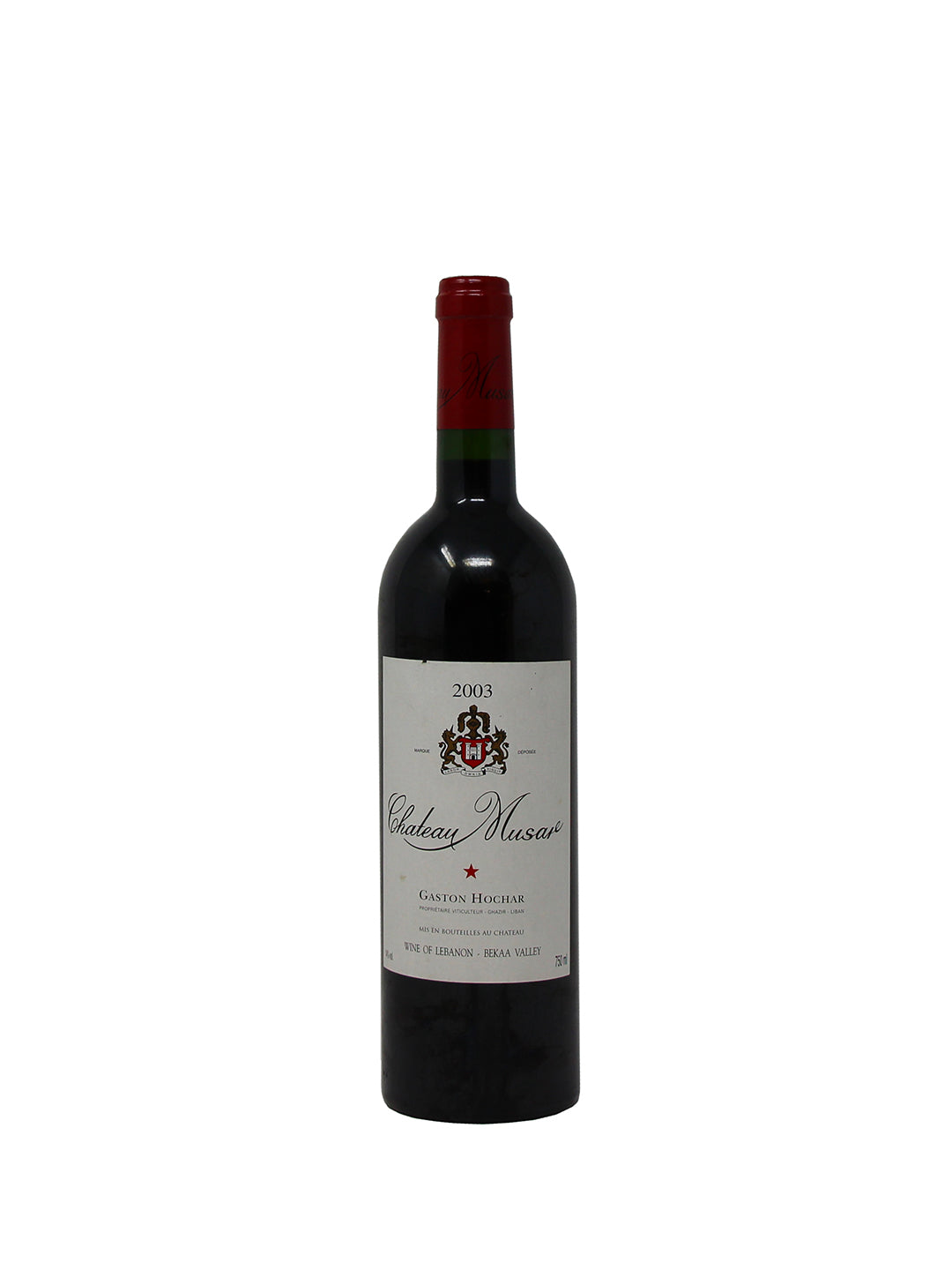 Chateau Musar "Chateau Musar" Gaston Hochar Wine of Lebanon 2003