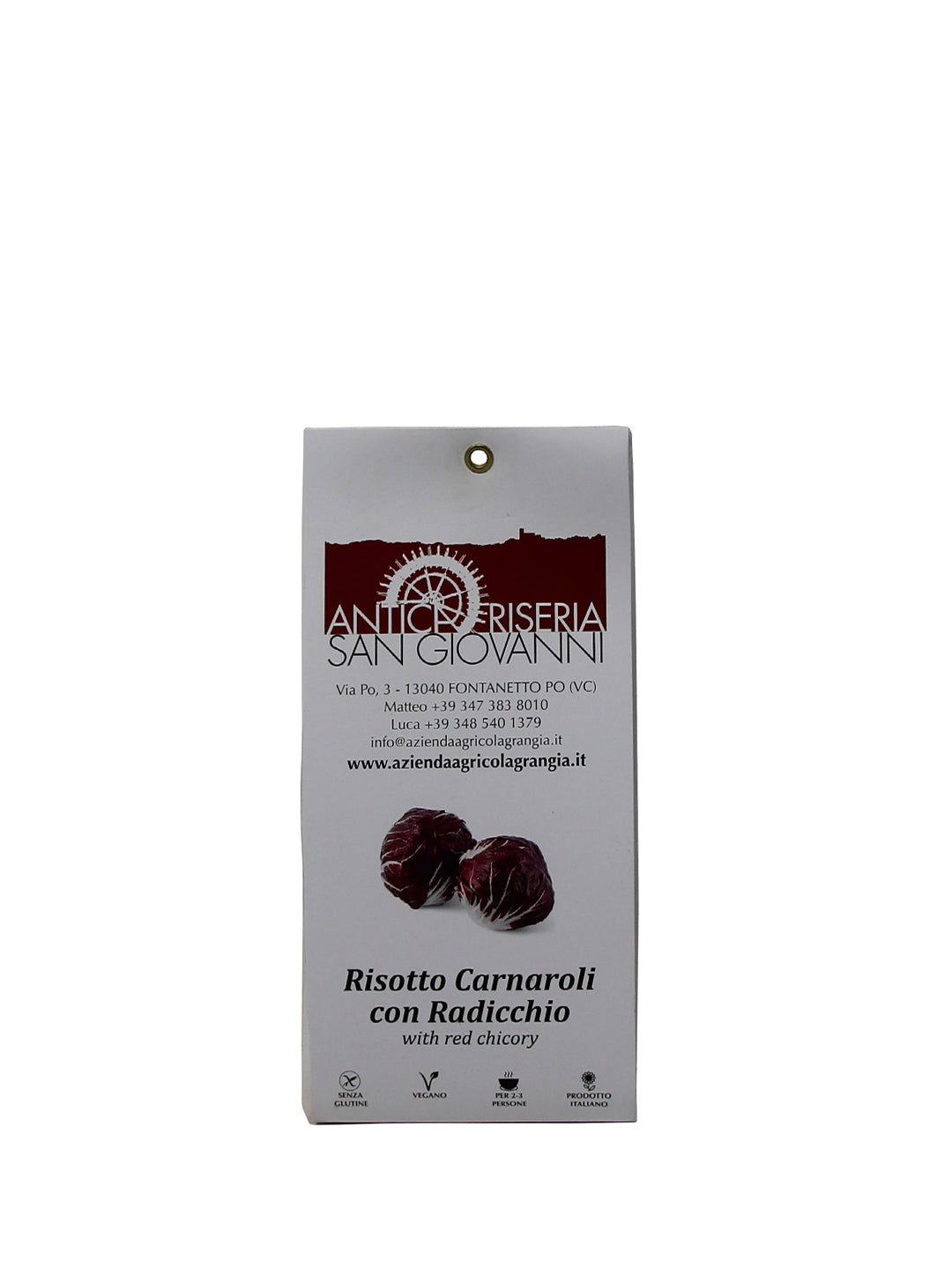 Azienda Agricola Grangia "Risotto Carnaroli con Radicchio" Antica Riseria San Giovanni 250g