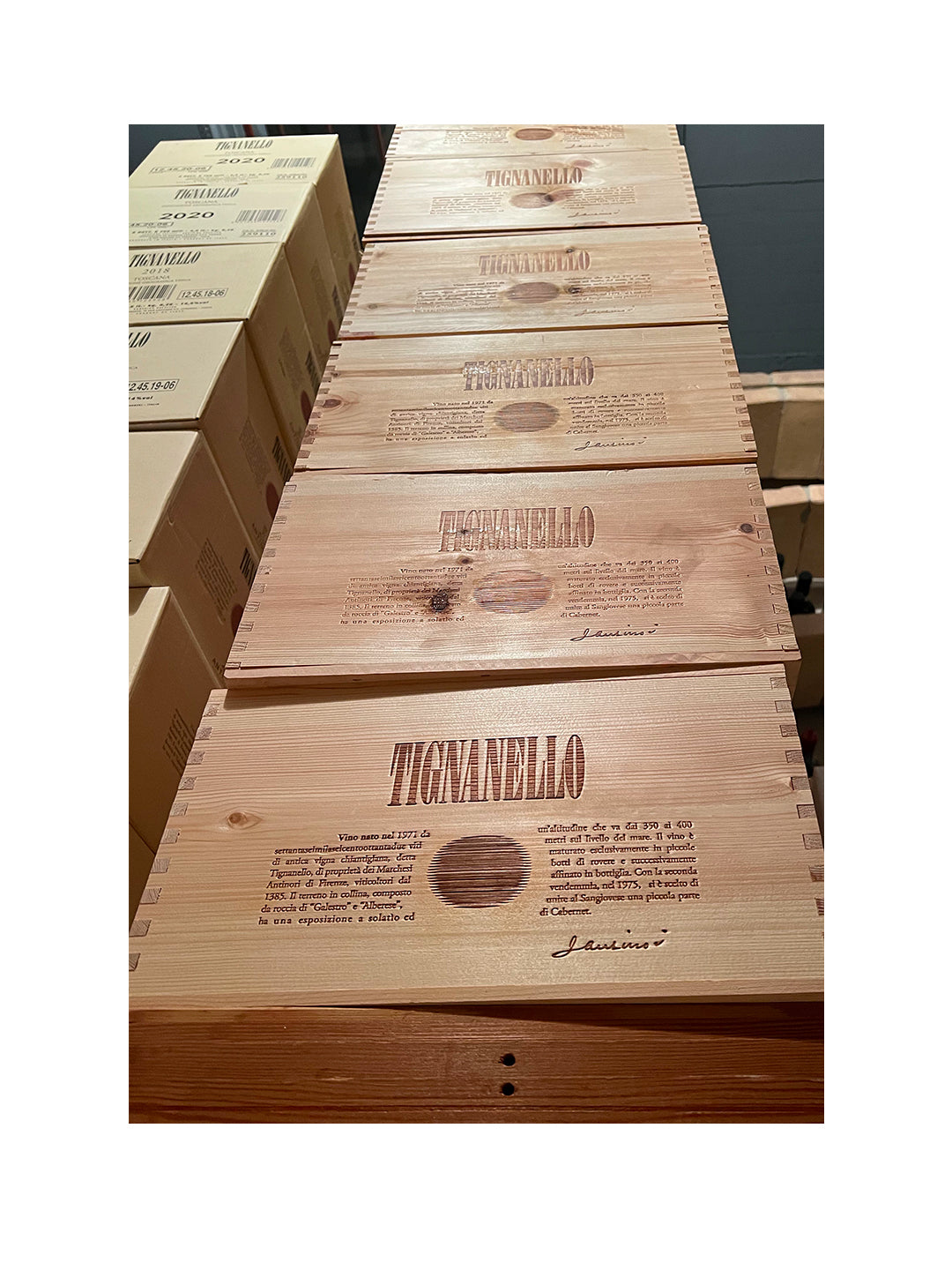 Marchesi Antinori "Tignanello" Toscana Rosso IGT 2015, 2016, 2017, 2018, 2019, 2020 (Box 6 bottiglie)