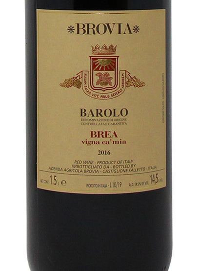 Brovia "Brea Vigna Ca' Mia" Barolo DOCG 2016 1,5L