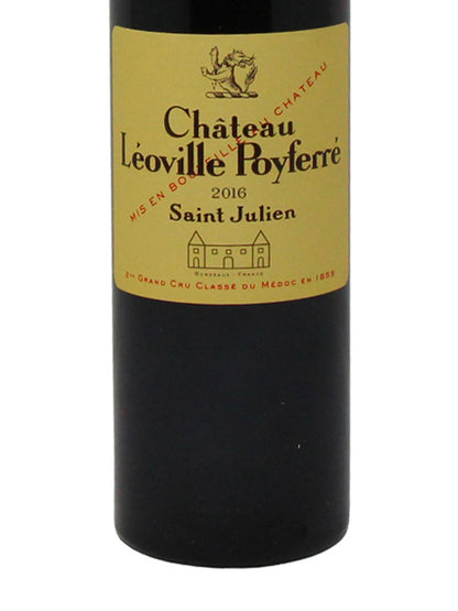 Chateau Léoville Poyferré "Chateau Léoville Poyferré" 2ème Cru Classé Saint-Julien AOC 2016