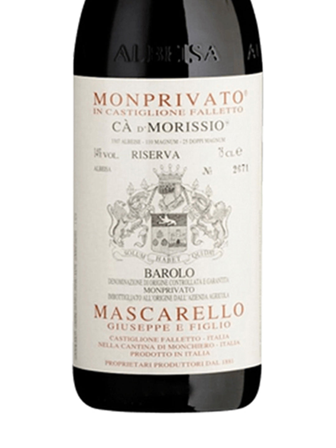 Mascarello Giuseppe e Figlio "Monprivato Ca' d'Morissio" Barolo Riserva DOCG 2008