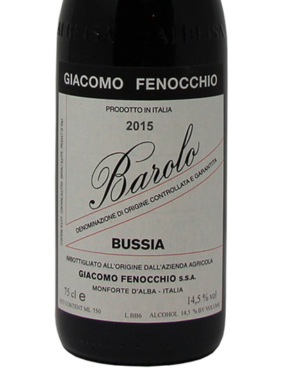 Giacomo Fenocchio "Bussia" Barolo DOCG 2015