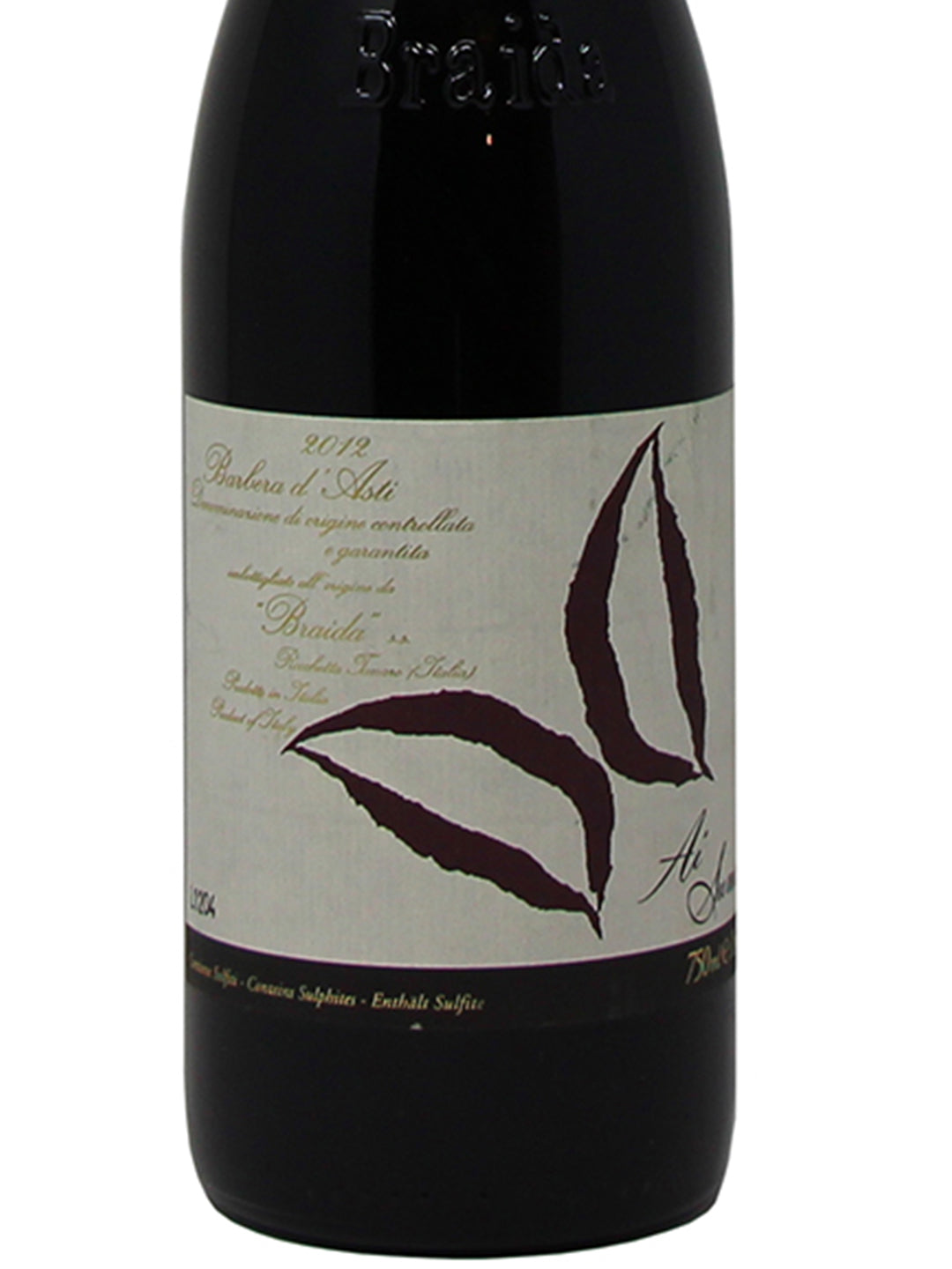 Giacomo Bologna Braida "Ai Suma" Barbera d'Asti DOCG 2012