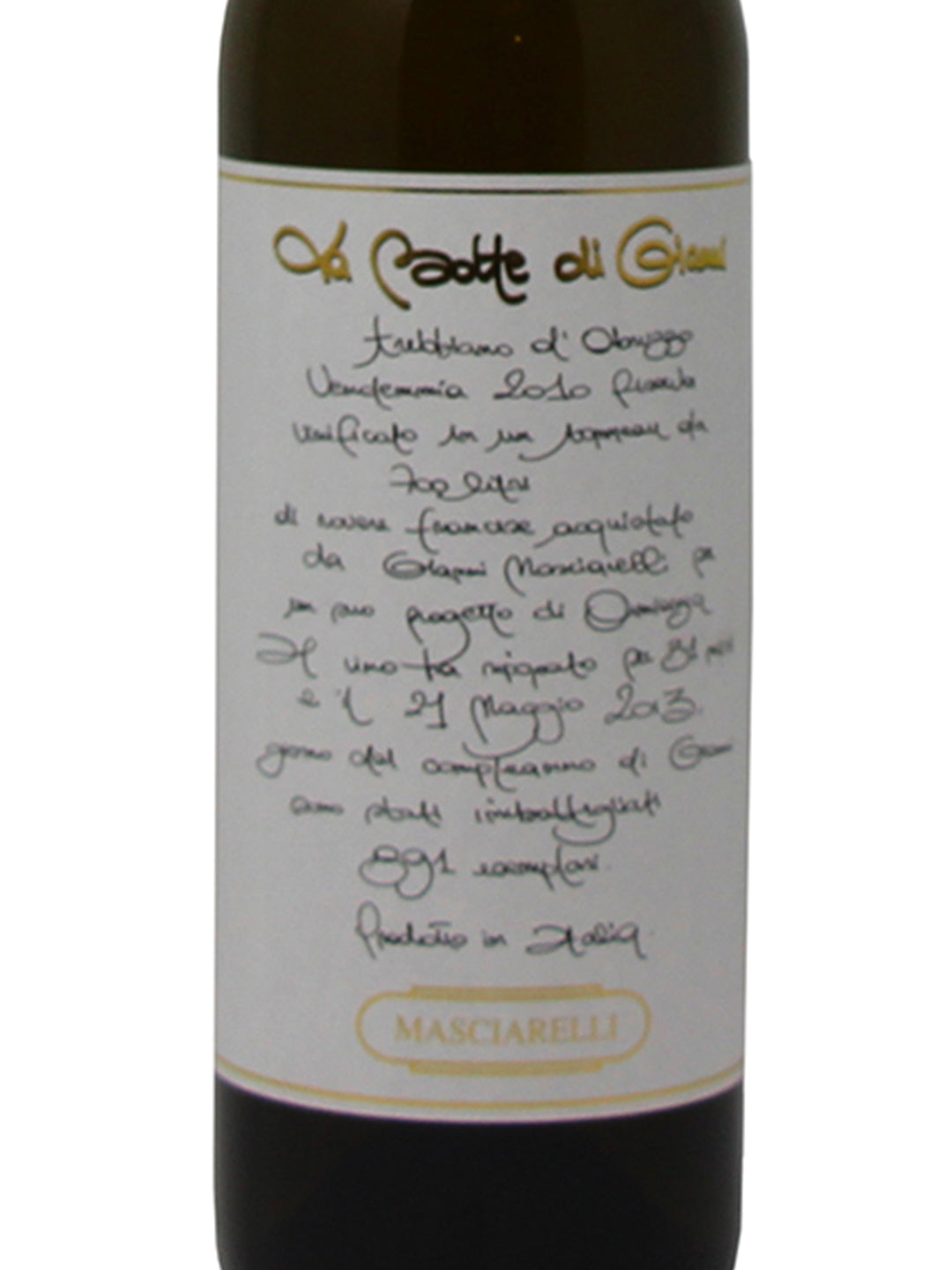 Masciarelli "La Botte di Gianni" Trebbiano d'Abruzzo Riserva DOC 2010