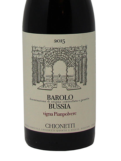 Chionetti "Bussia Vigna Pianpolvere" Barolo DOCG 2015