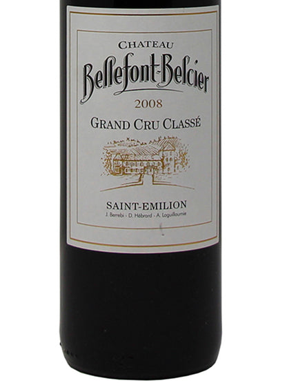 Chateau Bellefont-Belcier "Bellefont Belcier" Grand Cru Classé Saint-Emilion AOC 2008