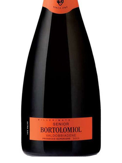 Bortolomiol "Senior" Valdobbiadene Prosecco Superiore Extra Dry DOCG (Box 6 Bottiglie)