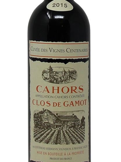 Clos De Gamot "Cahors Cuvée Des Vignes Centenaires" Cahors AOC 2015