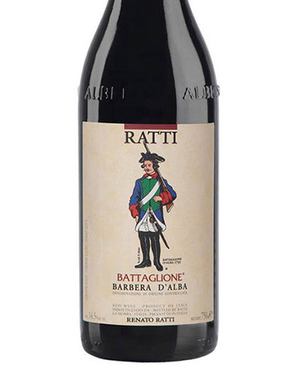 Ratti "Battaglione" Barbera d'Alba DOC 0,375L (Box 12 Bottiglie)