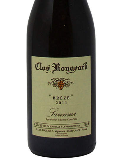 Clos Rougeard "Brézé" Saumur AOC 2011