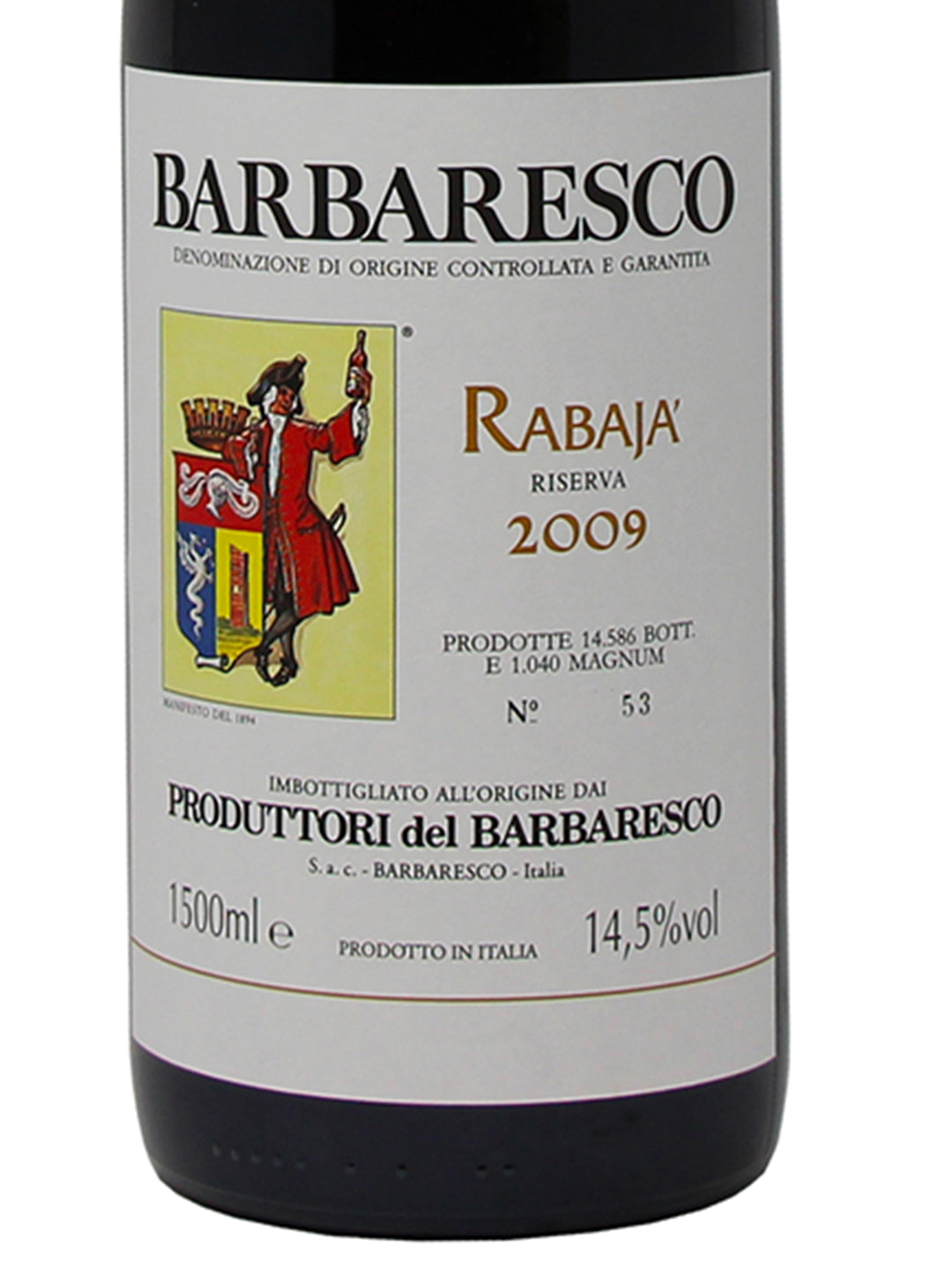 Produttori del Barbaresco "Rabajà" Barbaresco Riserva DOCG 2009 1,5L