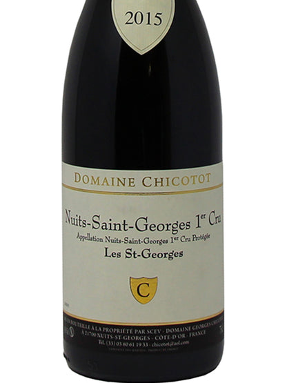 Domaine Chicotot "Les St-Georges" 1er Cru Nuits-Saint-Georges AOC 2015