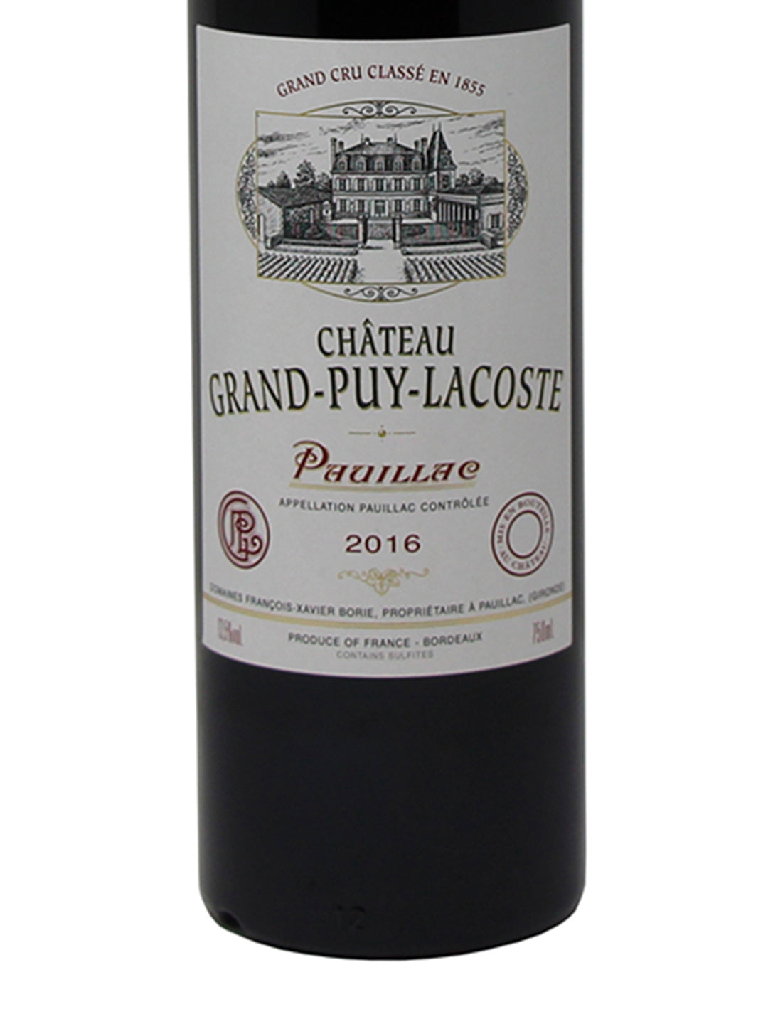 Chateau Grand Puy-Lacoste "Chateau Grand Puy-Lacoste" Grand Cru Classé Pauillac AOC 2016