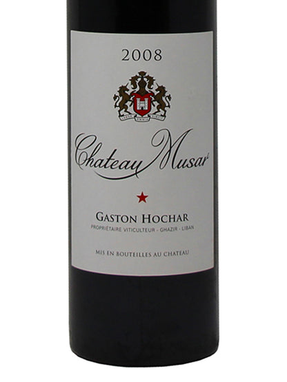 Chateau Musar "Chateau Musar" Gaston Hochar Wine of Lebanon 2008