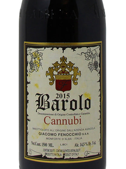 Giacomo Fenocchio "Cannubi" Barolo DOCG 2015 1,5L