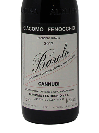 Giacomo Fenocchio "Cannubi" Barolo DOCG 2017