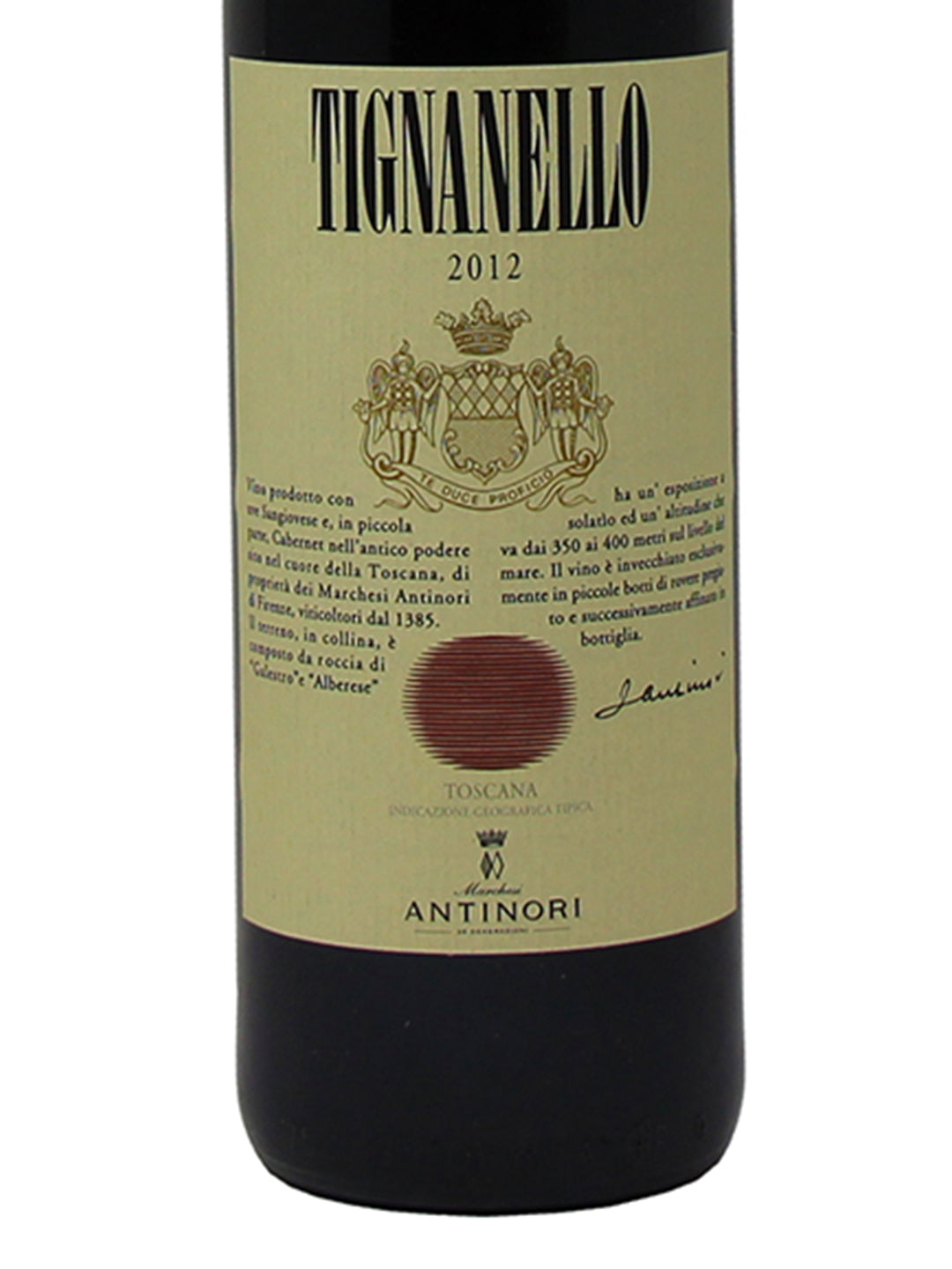 Marchesi Antinori "Tignanello" Toscana Rosso IGT 2012