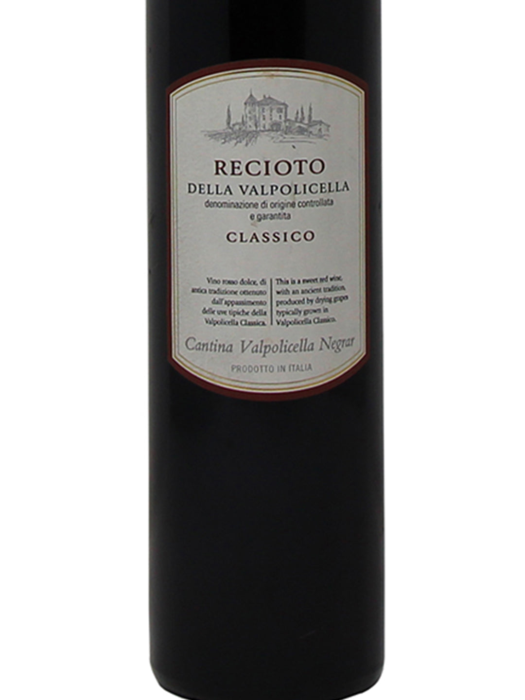 Cantina di Negrar "Recioto" Recioto della Valpolicella DOCG Classico 2012 0,5L