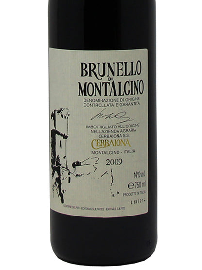 La Cerbaiona "Brunello di Montalcino" Brunello di Montalcino DOCG 2009