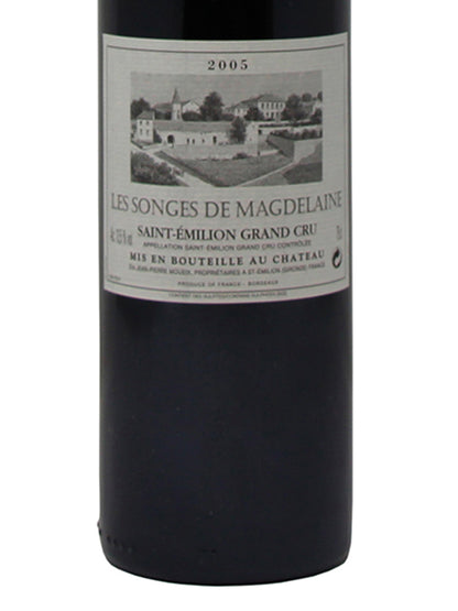 Chateau Magdelaine "Les Songes de Magdelaine" Saint Emilion Grand Cru 2005