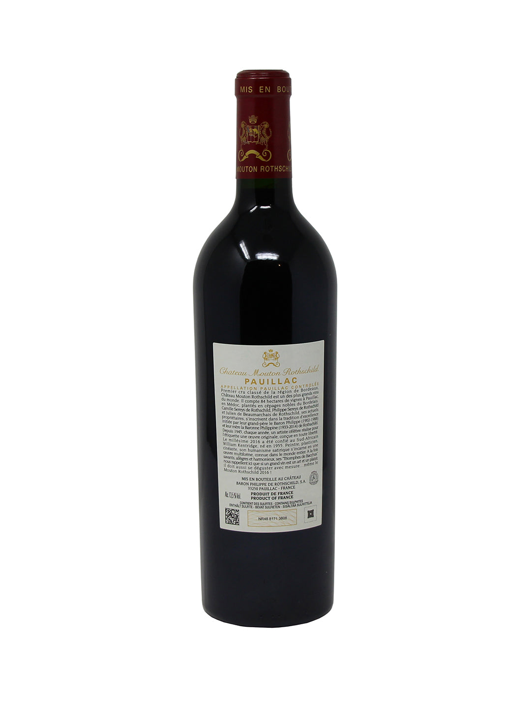 Chateau Mounton-Rothshild "Chateau Mouton-Rothshild" 1er Cru Classé Pauillac AOC 2016 1,5LT