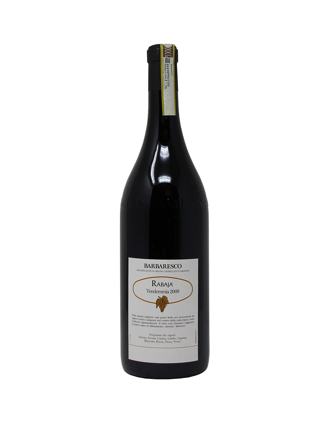 Produttori del Barbaresco "Rabajà" Barbaresco Riserva DOCG 2009 1,5L