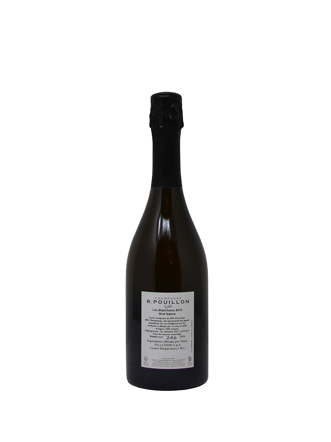 R. Pouillon & Fils "Les Blanchiens" Champagne Brut Premier Cru AOC 2015