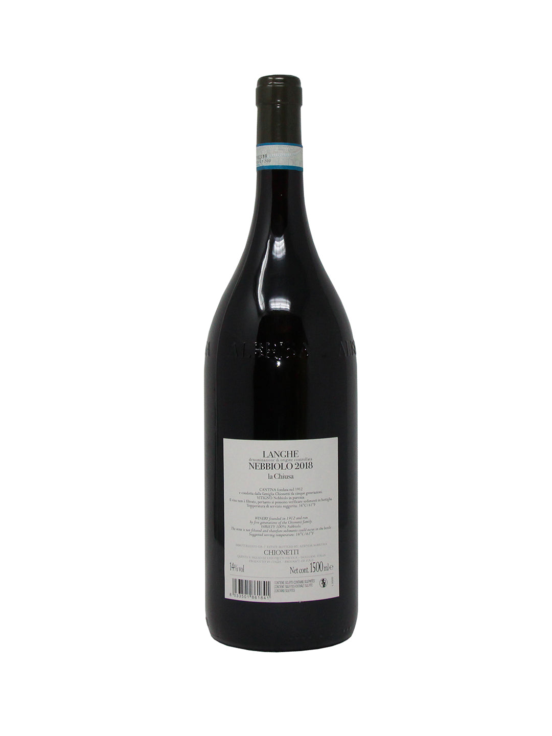 Chionetti "La Chiusa" Langhe Nebbiolo DOC 2018 1,5L