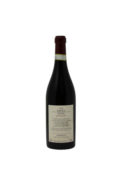 Chionetti "Bussia Vigna Pianpolvere" Barolo DOCG 2015