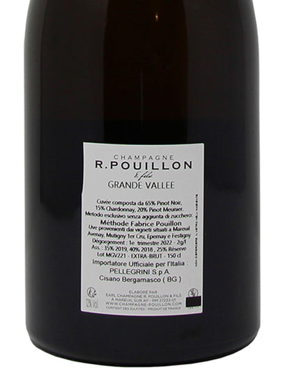 R. Pouillon & Fils "Grande Vallée" Champagne Extra Brut AOC 1,5L