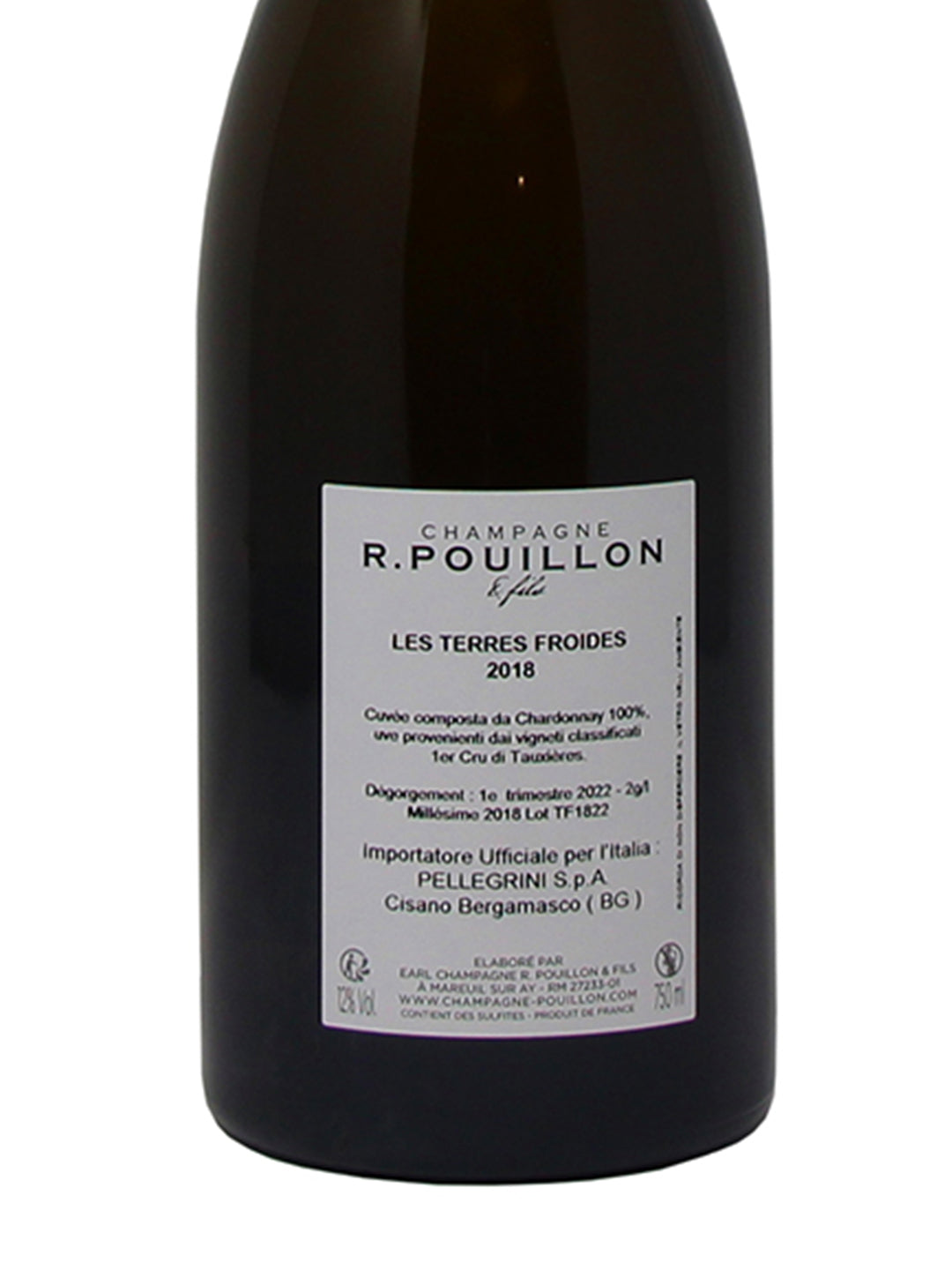 R. Pouillon & Fils "Les Terres Froides" Champagne Extra Brut AOC 2018