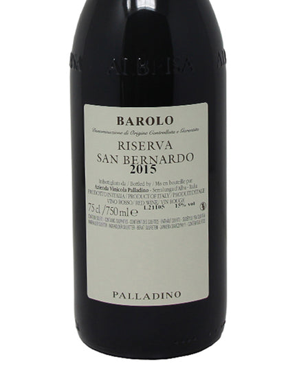 Palladino "Riserva San Bernardo" Barolo Riserva DOCG 2015