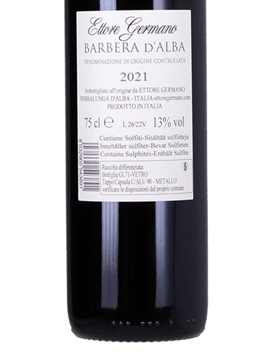 Ettore Germano "Barbera" Barbera d'Alba DOC (Box 6 Bottiglie)