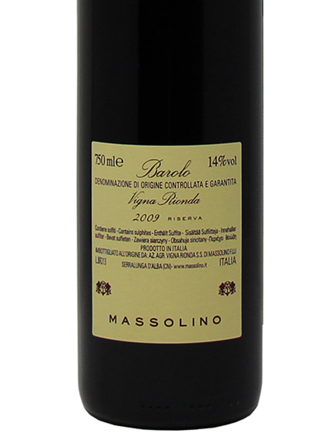 Massolino "Vigna Rionda" Barolo Riserva DOCG 2009