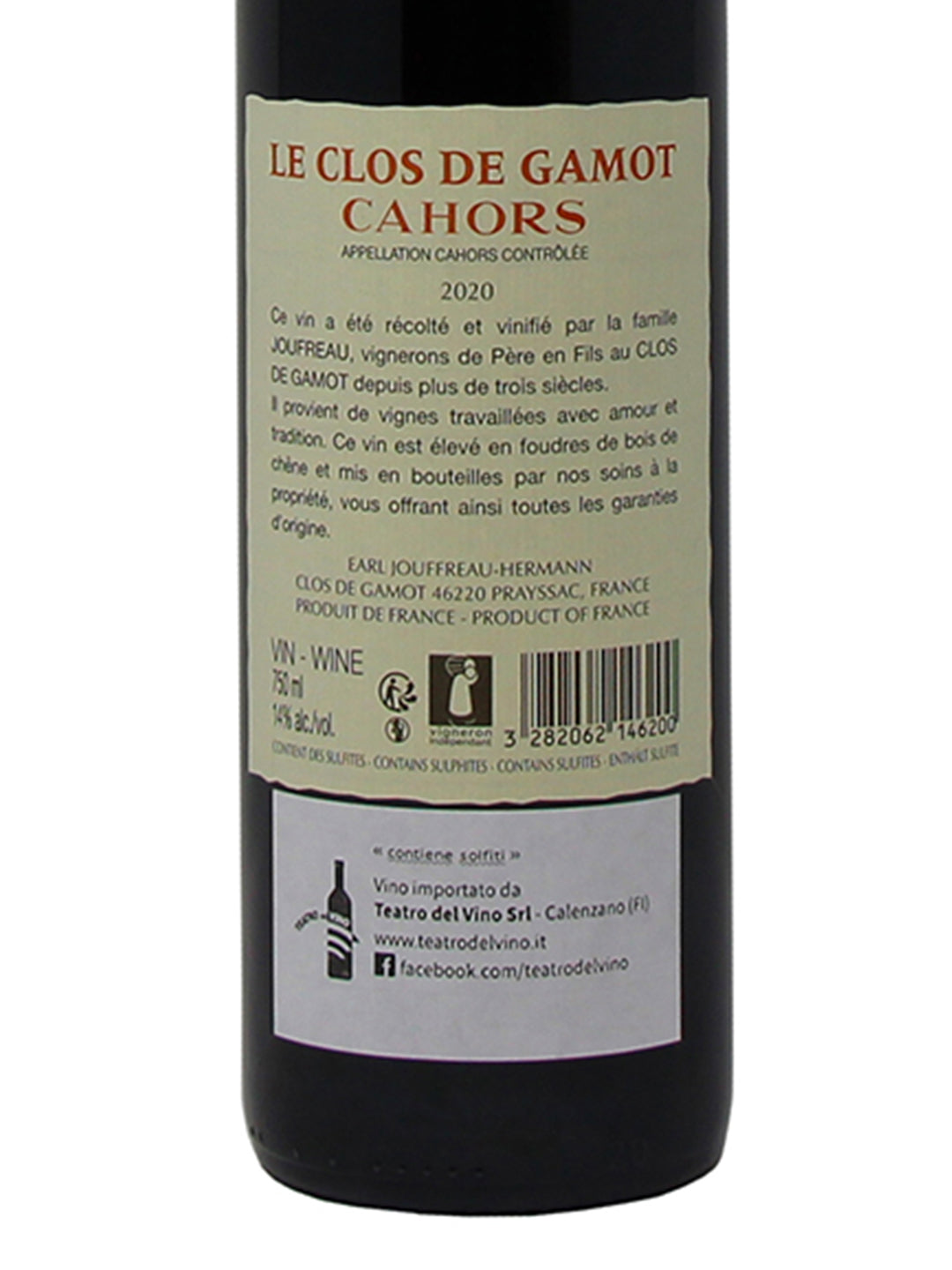 Clos De Gamot "Cahors" Cahors AOC 2020