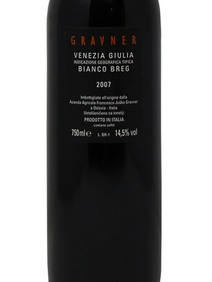 Gravner "Bianco Breg" Venezia Giulia IGT 2007